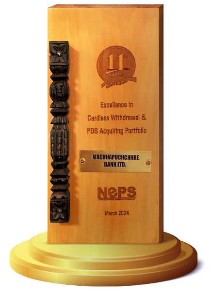 NEPS- EXCELLENCE IN CARDLESS WITHDRAWAL AND POS ACQUIRING PORTFOLIO